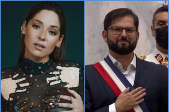 "Le tengo fe": Kel Calderón compartió su emoción por el primer discurso del Presidente Gabriel Boric en La Moneda
