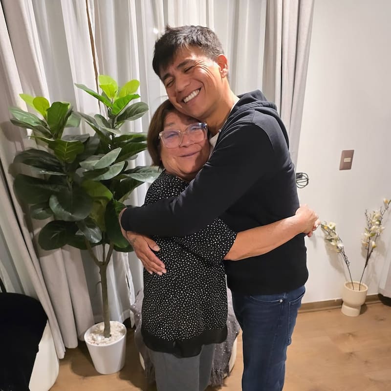 Visitó a su madre en un momento de necesidad. Créditos: @americooficial.