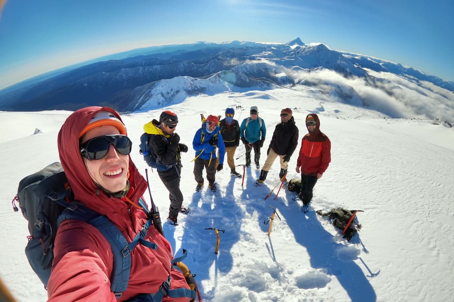 Durante excursión en zona cordillerana.