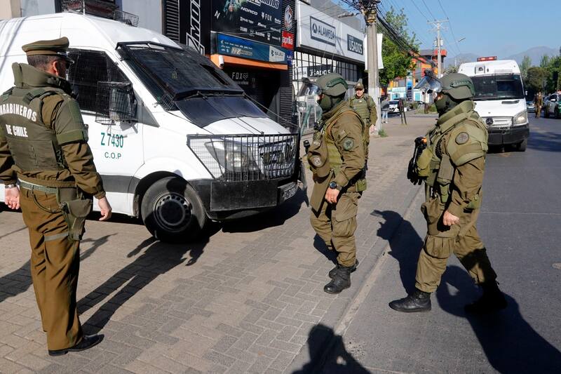 a funcionaria de AFP en Las Condes.