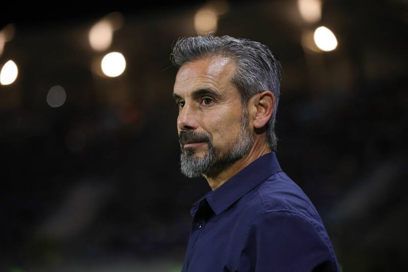 Defendió a su arquero a pesar del error contra la UC. Foto: Johan Berna/Photosport