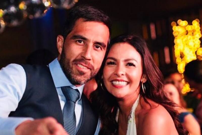 Claudio Bravo y Carla Pardo / Créditos: Instagram