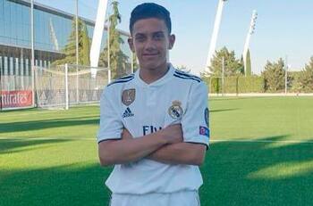 Hijo de José Antonio Reyes anotó su primer gol por la filial del Real Madrid