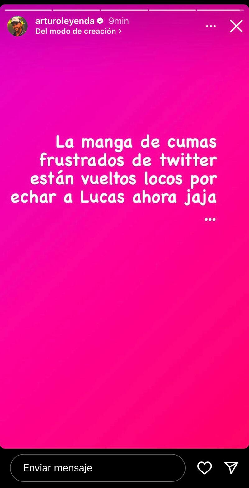 El cuestionado posteo de Arturo Longton.