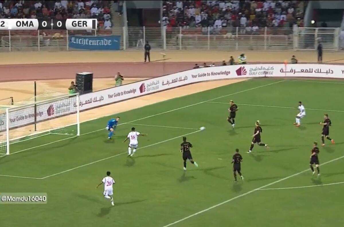 VIDEO | ¡Era triunfo histórico! El increíble gol que perdió Omán ante Alemania en amistoso previo a Qatar 2022