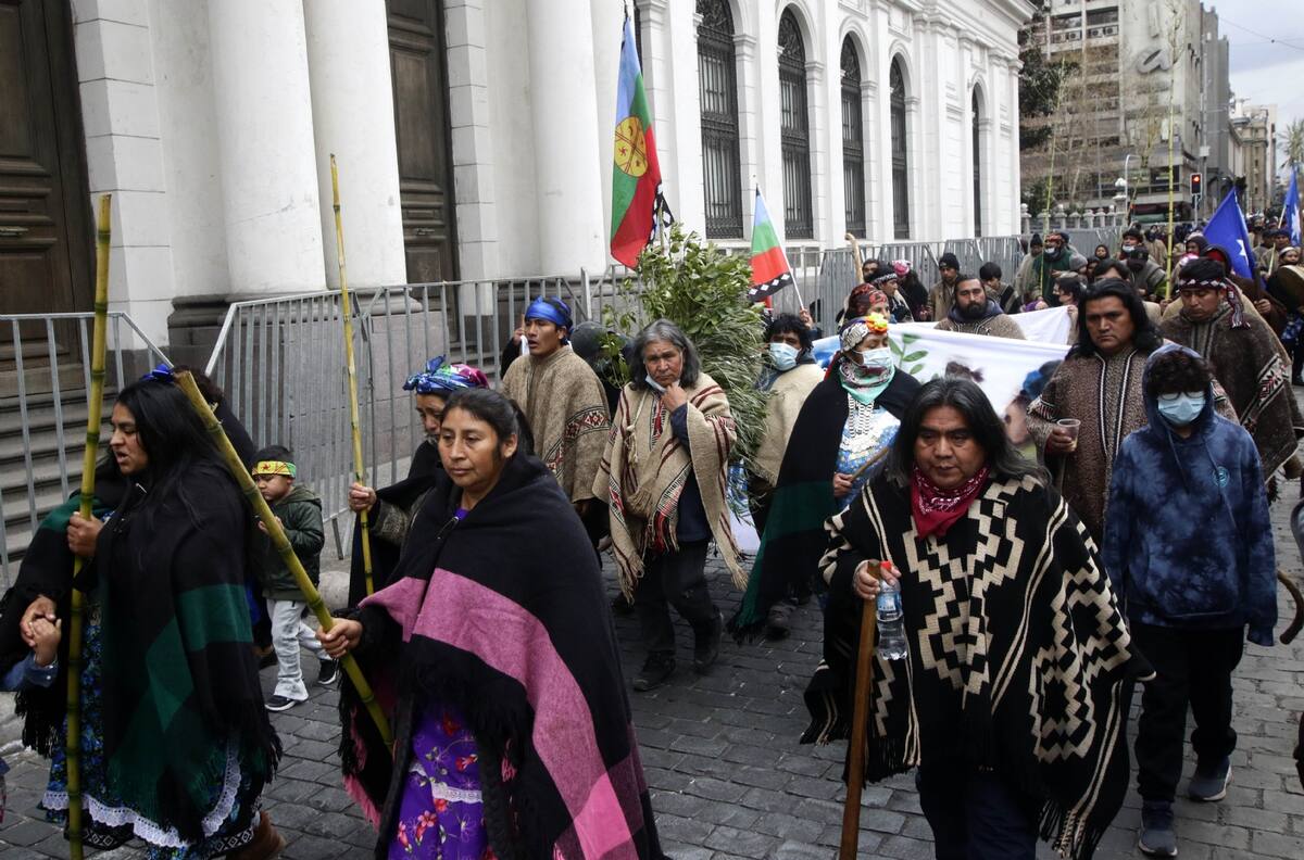 Grupo de mapuches pide renuncia de su etnia en la Convención Constitucional