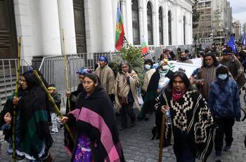 Grupo de mapuches pide renuncia de su etnia en la Convención Constitucional
