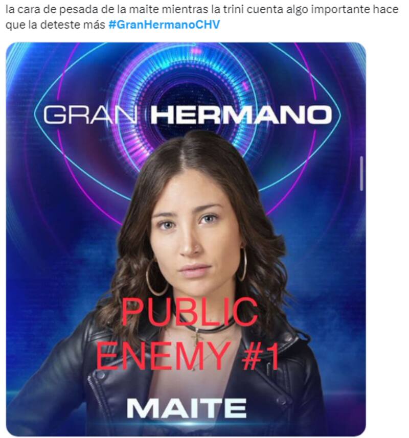 Maite Phillips, concursante de "Gran Hermano" Chile, es duramente criticada por redes sociales.