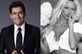 Rafael Araneda publicó una fotografía recordando la vez que bailó con Pamela Anderson