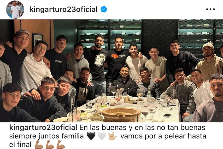 Publicación de Arturo Vidal.