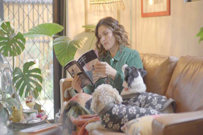 Connie Achurra en su casa