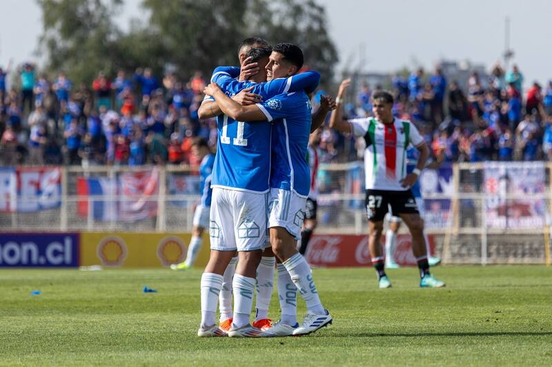 Universidad de Chile goleó a Palestino. Foto: Felipe Escobedo