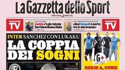 Alexis Sánchez y su arribo al Inter protagoniza portadas de prensa italiana