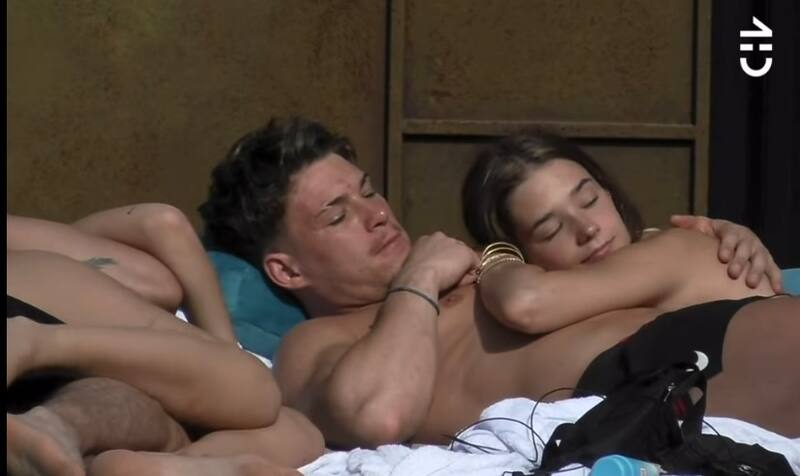 Raimundo Cerda y Alessia Traverso en "Gran Hermano" Chile. Foto: CHV.