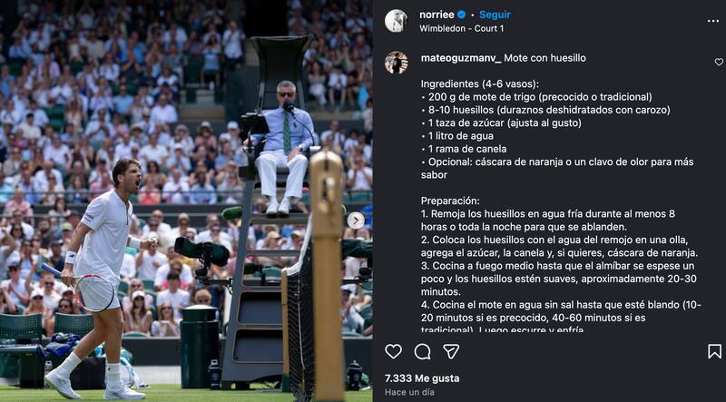 Hinchas chilenos lo llenaron de recetas en Instagram.