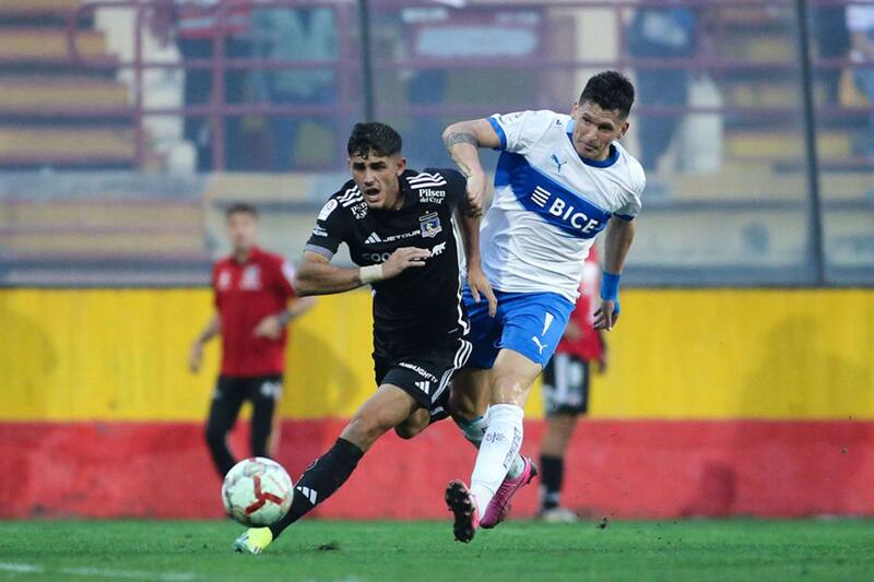 El partido entre Colo Colo y Universidad Católica fue suspendido unilateralmente, por petición de Carabineros. Foto: Campeonato Chileno.