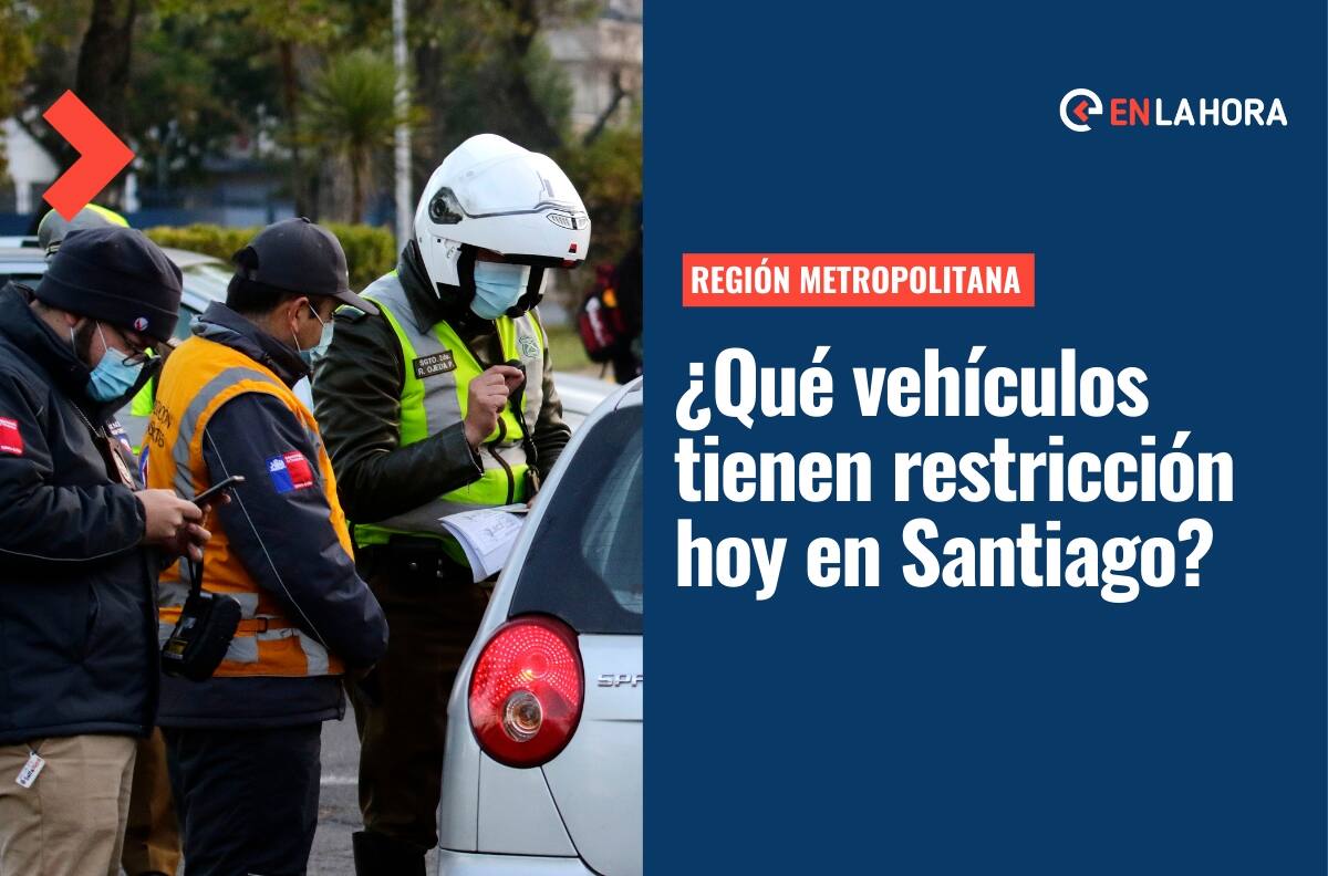 ¿Hay restricción vehicular este domingo 15 de mayo en la Región Metropolitana?