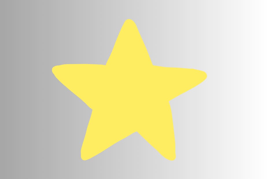 ¿Cuántos corazones hay detrás de la estrella?