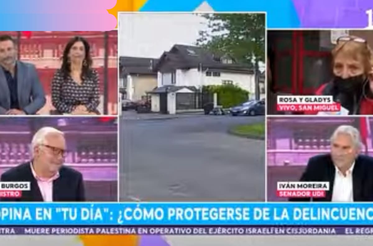 "Si anda con falda o con 'colaless´": Vecina desata risas en el panel de "Tu Día" con dichos sobre Carabineros