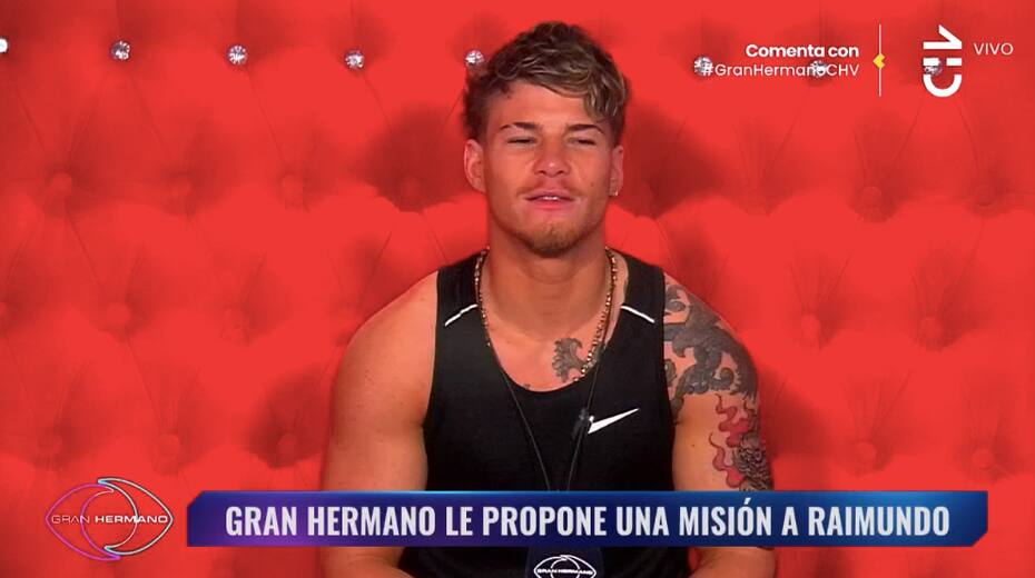 Raimundo Cerda cumplió con las misiones de Gran Hermano para ganar una cena. Foto: CHV.