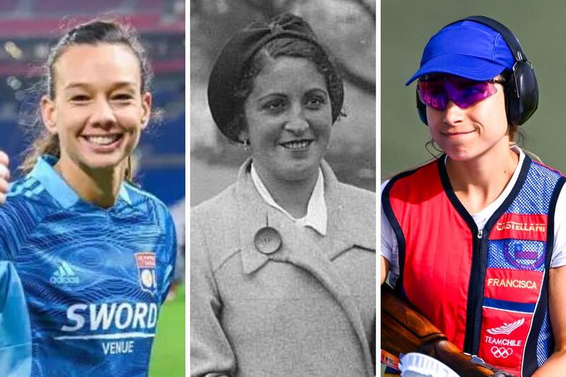 Christiane Endler, Anita Lizana y Francisca Crovetto, las deportistas que han dejado una huella indeleble en los registros históricos de nuestro país.