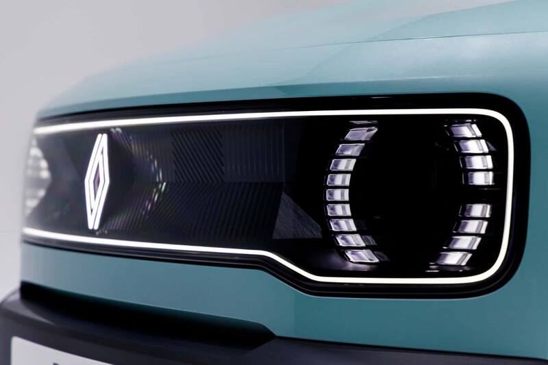 El Renault 4 E-Tech cuenta con un diseño retrofuturista