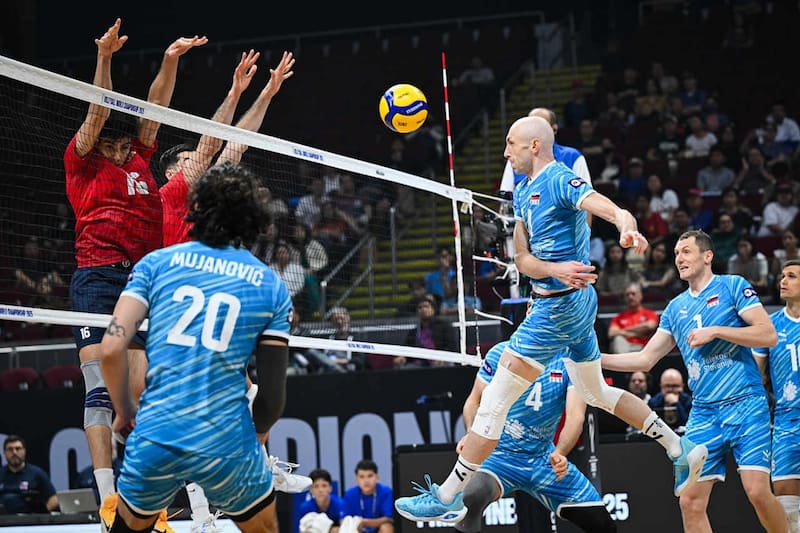 Chile vs Eslovenia en el Mundial de Voleibol