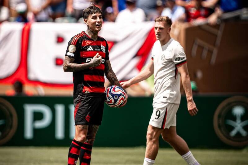 ante el Chelsea por el Mundial de Clubes. Foto: @erickoficial.