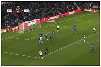 VIDEO | Preciso zurdazo: Ben Brereton abrió la cuenta para el Derby County en la FA Cup