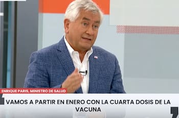 Nueva dosis de refuerzo: ministro Paris anunció que la vacuna se aplicará desde enero