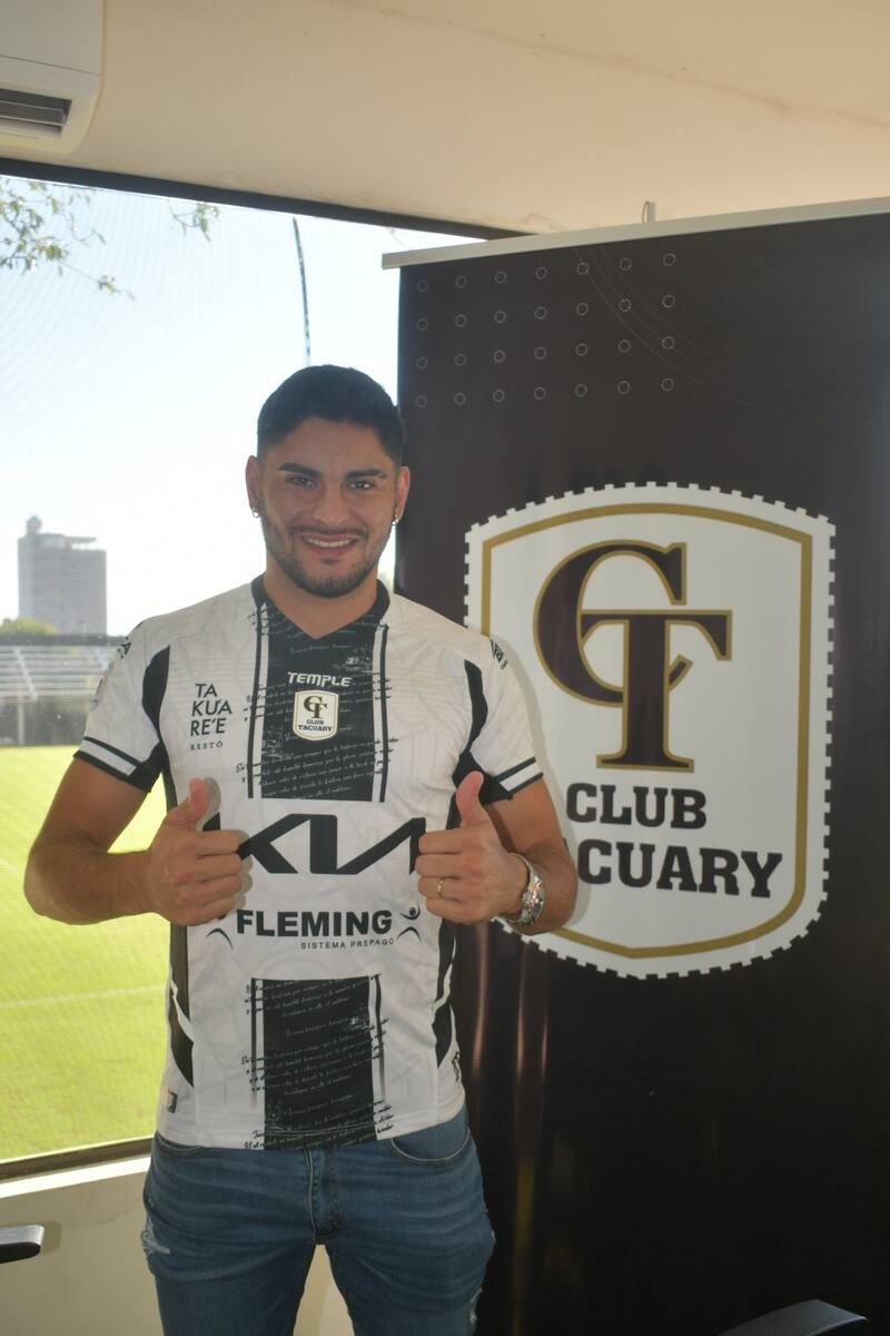 Luis Riveros ya fue presentado como refuerzo del Tacuary FC.