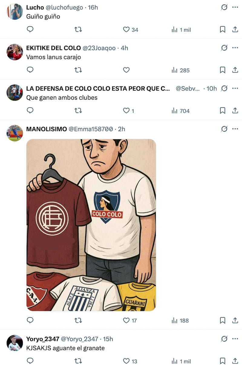 La publicación de los albos generó una ola de comentarios en redes sociales por parte de hinchas de la U.