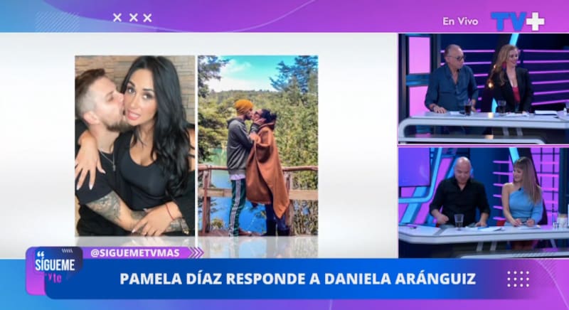 Pamela Díaz negó acercamiento amoroso con Jean Philippe Cretton. Foto: TV+.