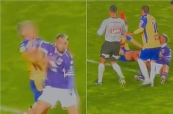 Fue víctima de un codazo y le mostraron roja: la expulsión en la Primera B que dará la vuelta al mundo