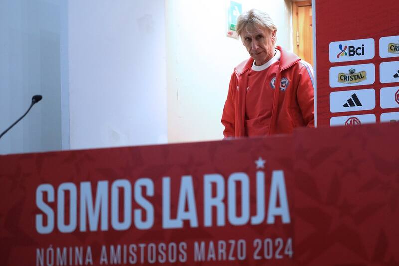Ricardo Gareca, DT de La Roja. Agencia Aton