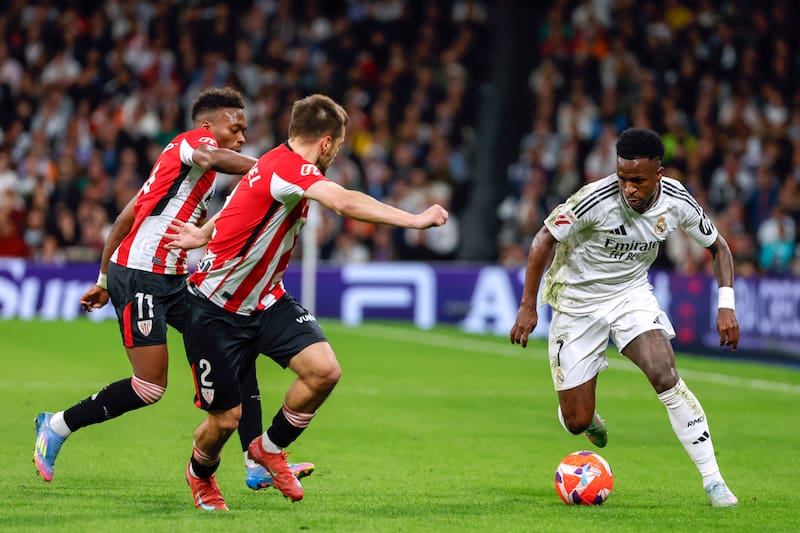 Vinicius Jr ante Athletic de Bilbao.