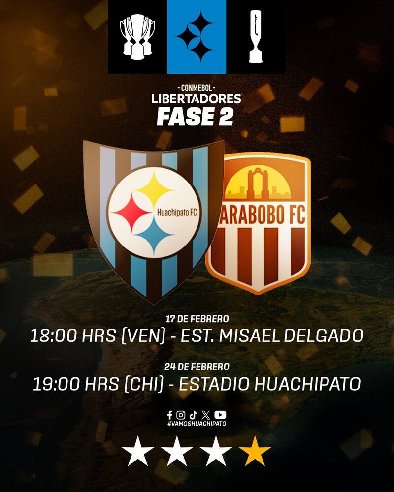 El club debe visitar a Carabobo en Venezuela.