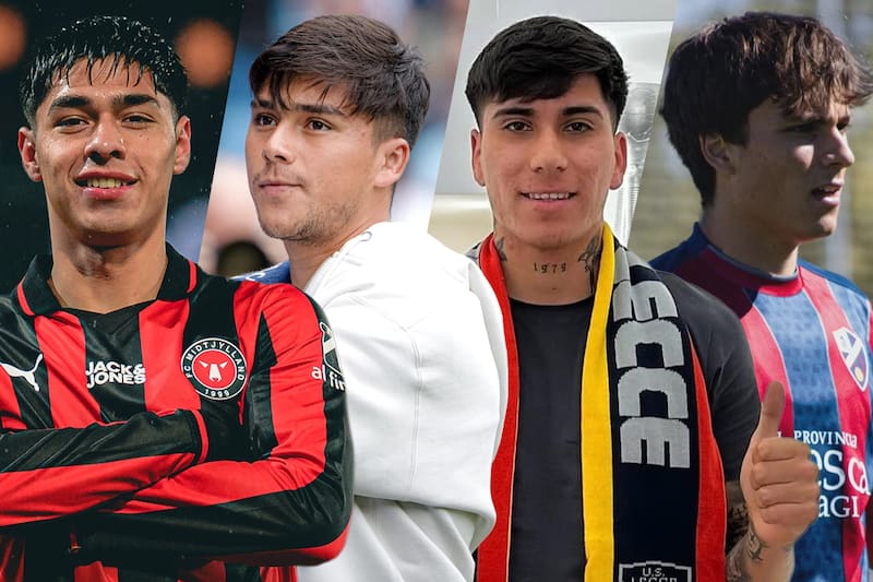 Osorio, Pizarro, Pérez y Chatiliez entre los que pueden cambiar de club en el Viejo Continente. Foto: Francisco Ruiz / En Cancha