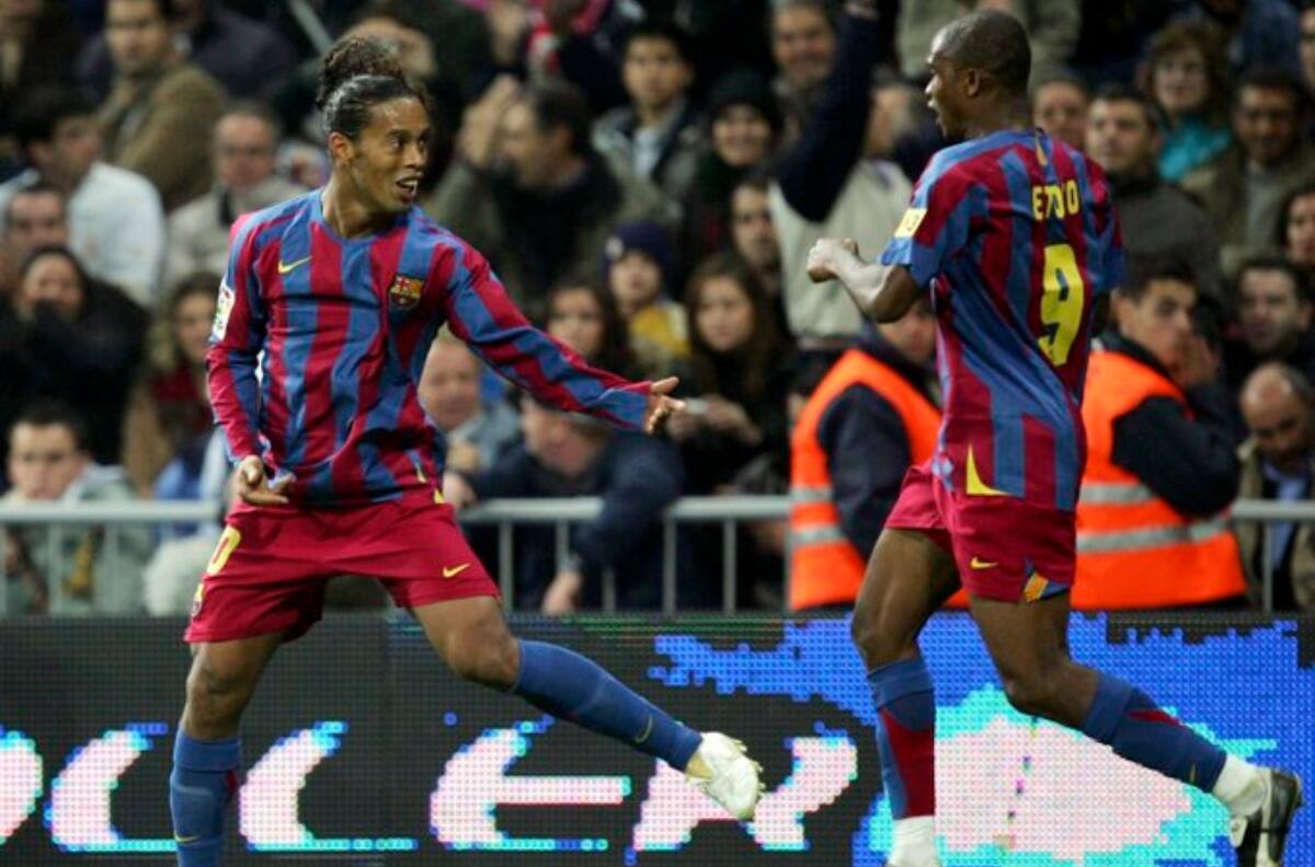 El emotivo saludo de cumpleaños que Samuel Eto'o dedicó a Ronaldinho
