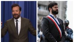 "Es un honor": Jimmy Fallon hizo mención a Gabriel Boric en parodia de "The Tonight Show" y Presidente respondió
