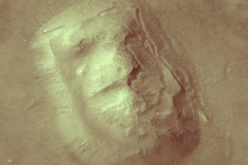 Así luce en la actualidad el fenómeno óptico.