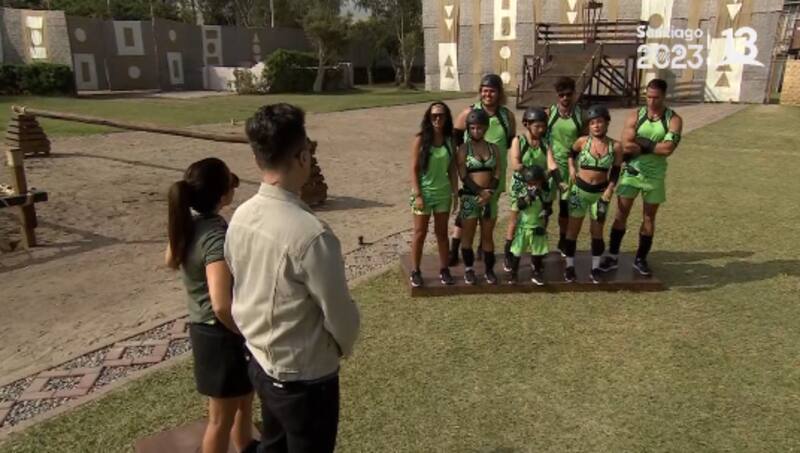 El equipo verde se enfrentó en un duelo individual en "Tierra Brava". Foto: Canal 13.