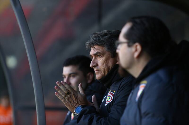 Emiliano Astorga no asistió a conferencia de prensa tras caer ante Ñublense. Foto: Aton.