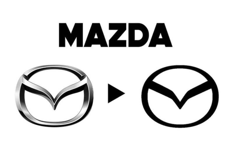 El nuevo logo de Mazda será más plano, pensado en la era digital.
