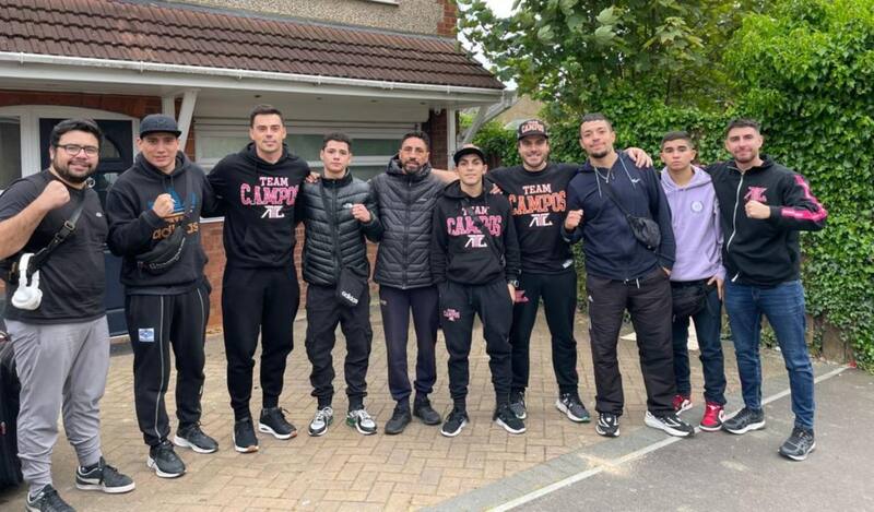llegó a Londres para pelear por el título. Foto: Team Campos.