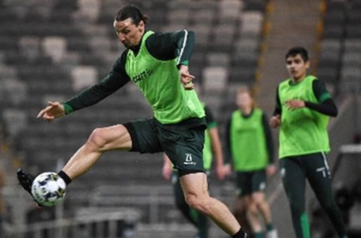 Zlatan sorprende con nuevo gol jugando por el Hammarby en cuarentena