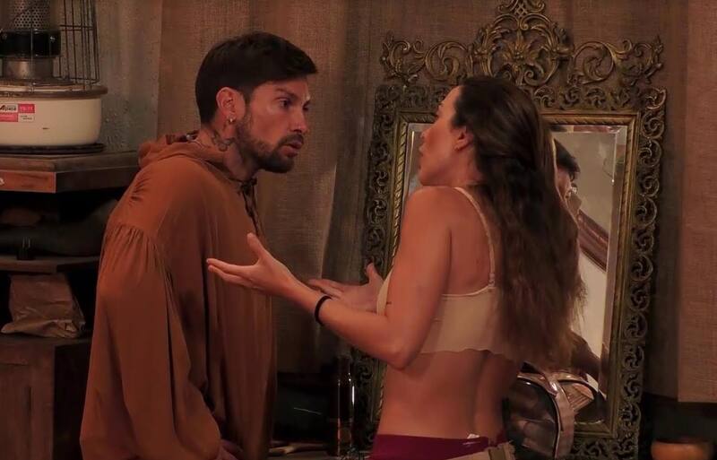 Daniela Colett y Luis Mateucci volvieron a discutir en "Ganar o Servir". Créditos: Canal 13