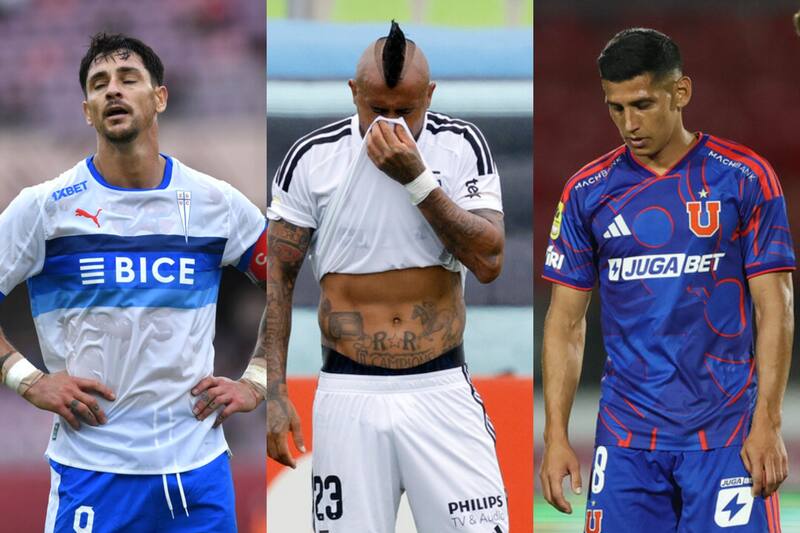 Colo Colo, la U y la UC aún no debutan en el torneo. Fotos: Agencia Aton.