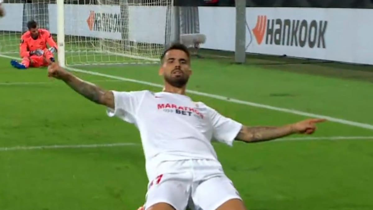 ¡Empató el Sevilla! Suso puso la igualdad ante Manchester United con este gol
