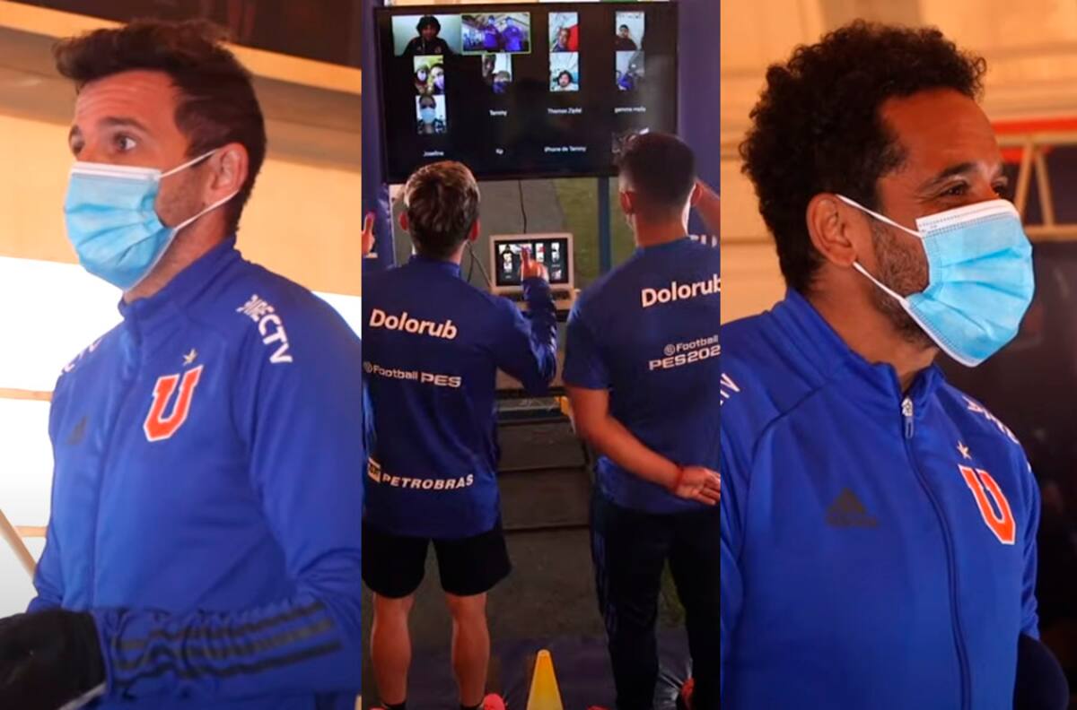 La U sorprendió a los niños del Hospital Roberto del Río en su día